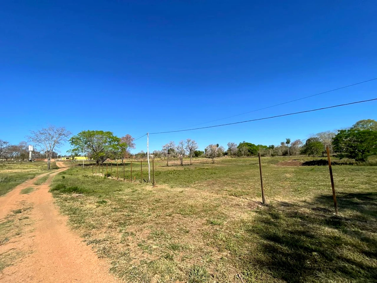 Área aberta dos terrenos Pira Kuá com rede de energia